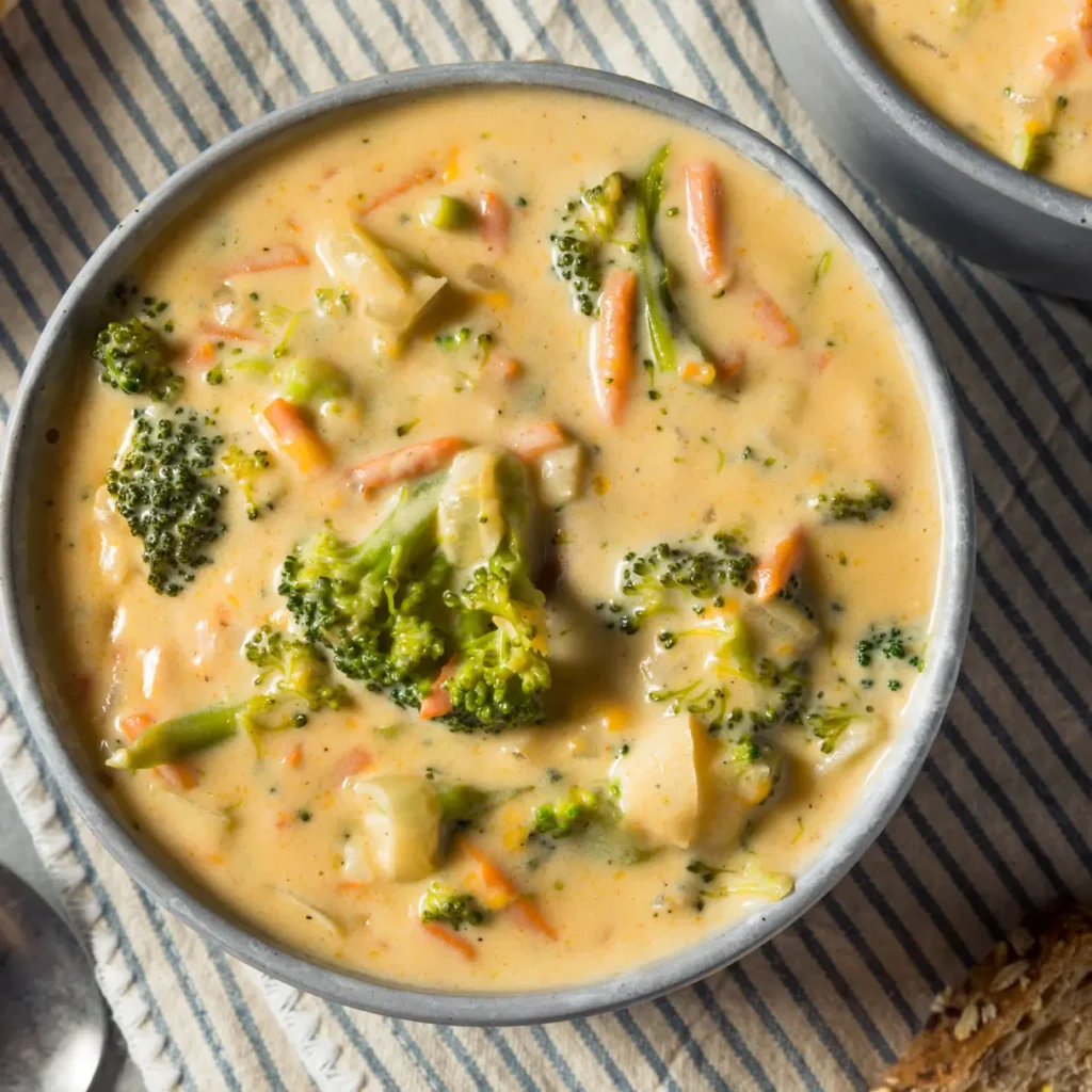 Broccoli Cheddar soup recepie