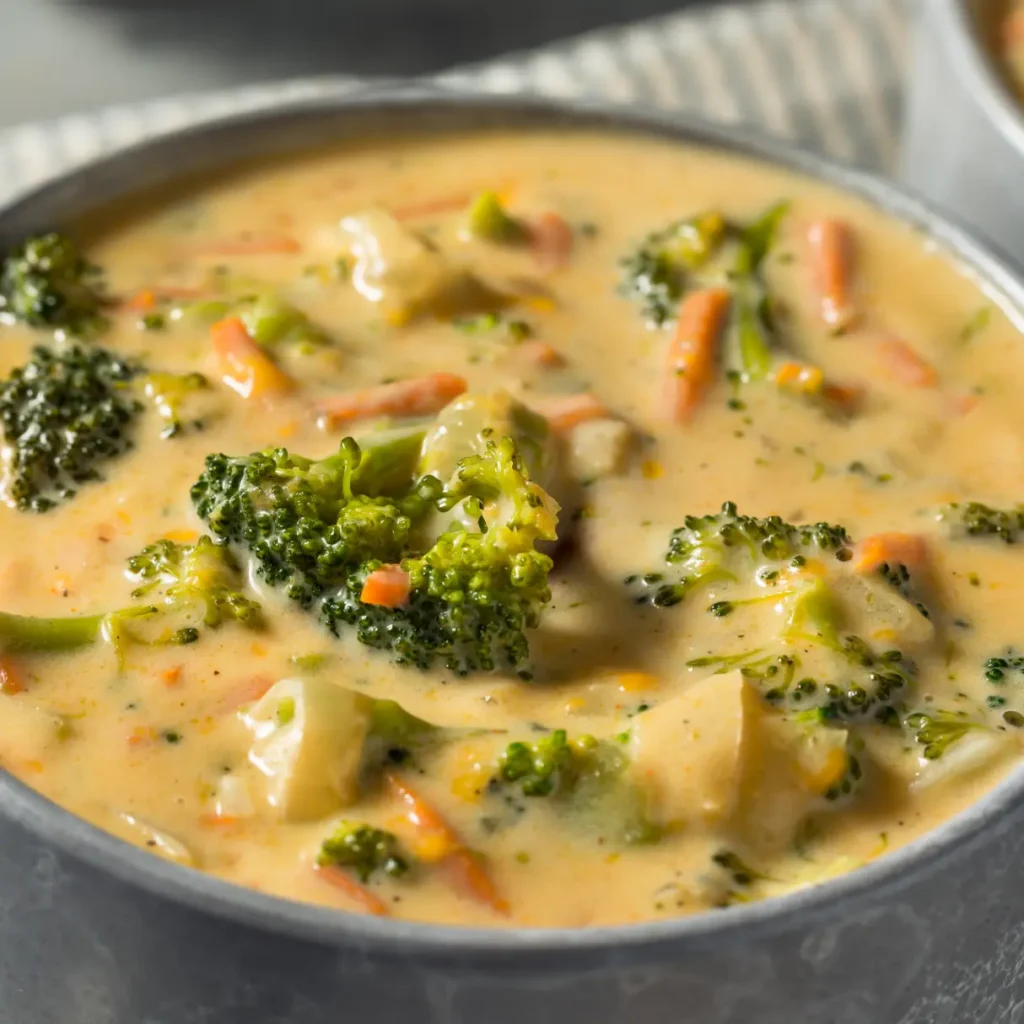 Broccoli Cheddar soup recepie