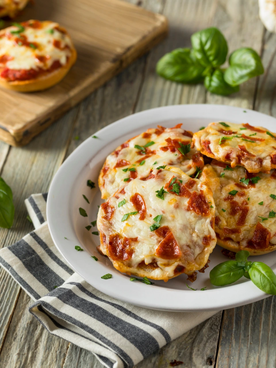 High Protein Pizza Bagels