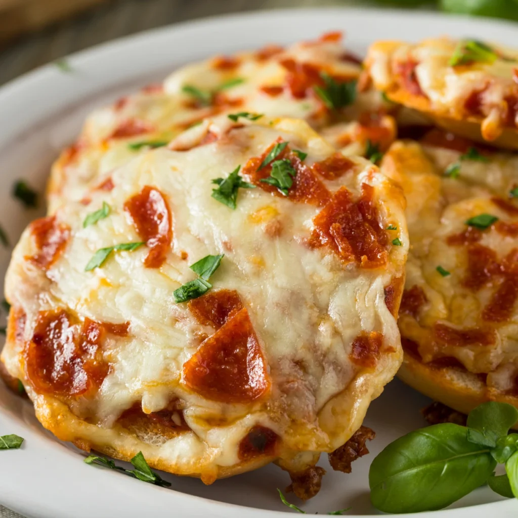 High Protein Pizza Bagels