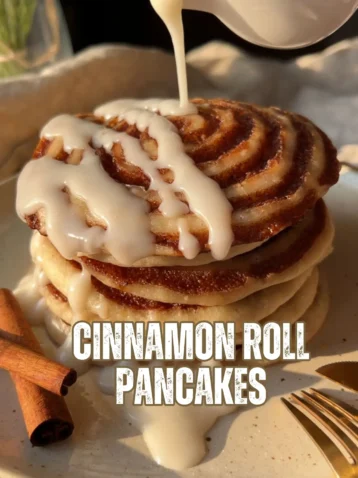 Cinnamon Roll Pancakes