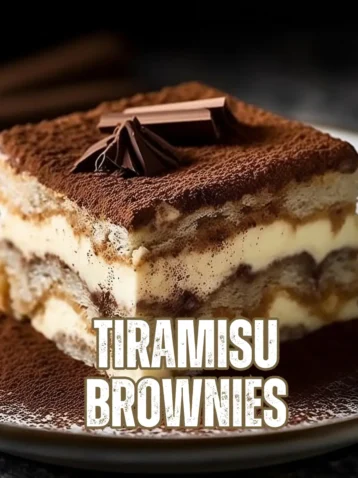 Tiramisu Brownies