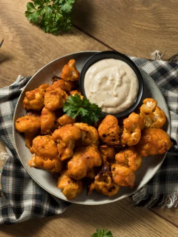 Vegan Cauliflower Wings