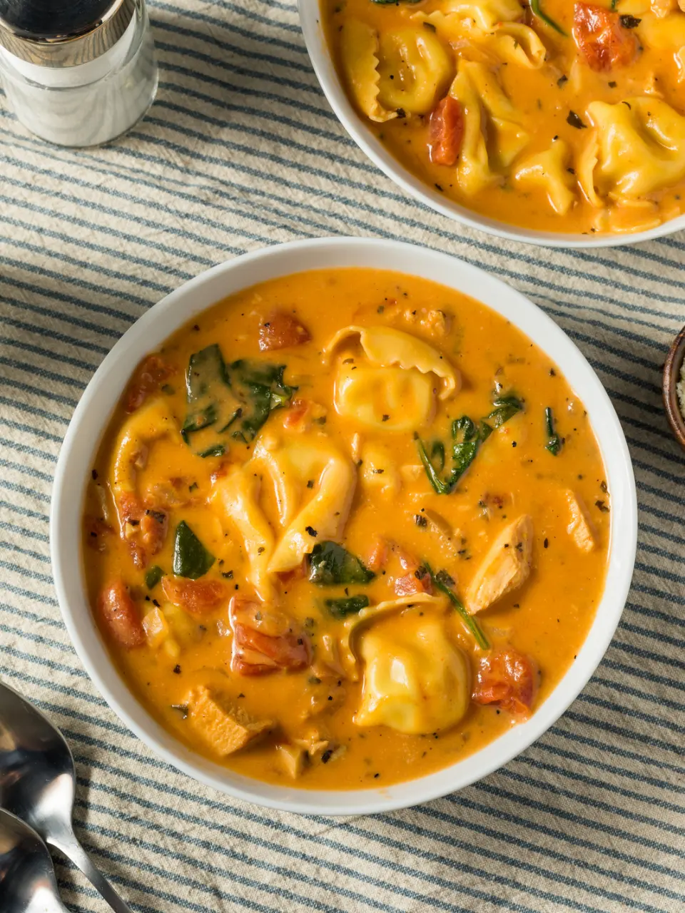 Vegan Creamy Tortellini Soup Recipe