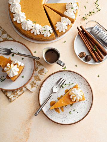 Vegan Pumpkin Cheesecake