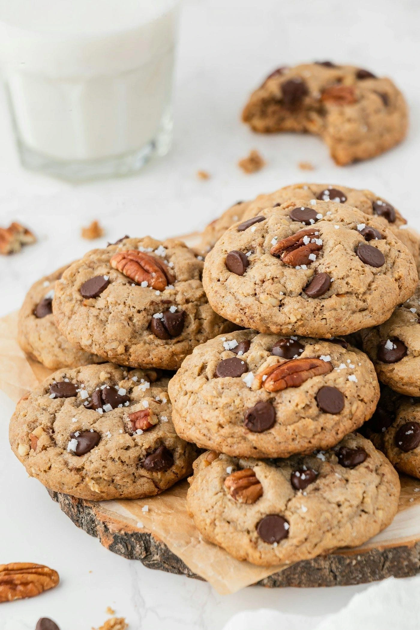 Chocolate Chip Pumpkin Banana Oatmeal Cookies