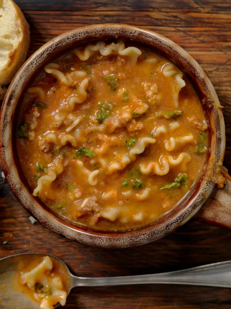 Vegan Lasagna soup