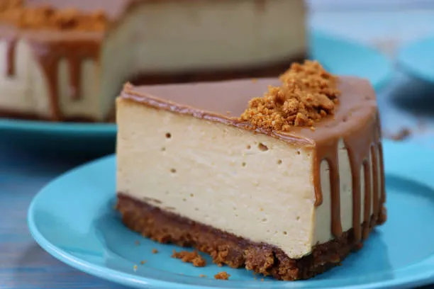No Bake Vegan Biscoff Cheesecake