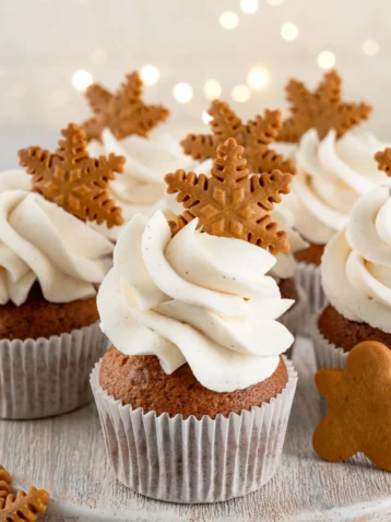 Vegan Gingerbread Cupcakes