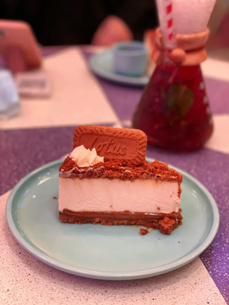 No Bake Vegan Biscoff Cheesecake