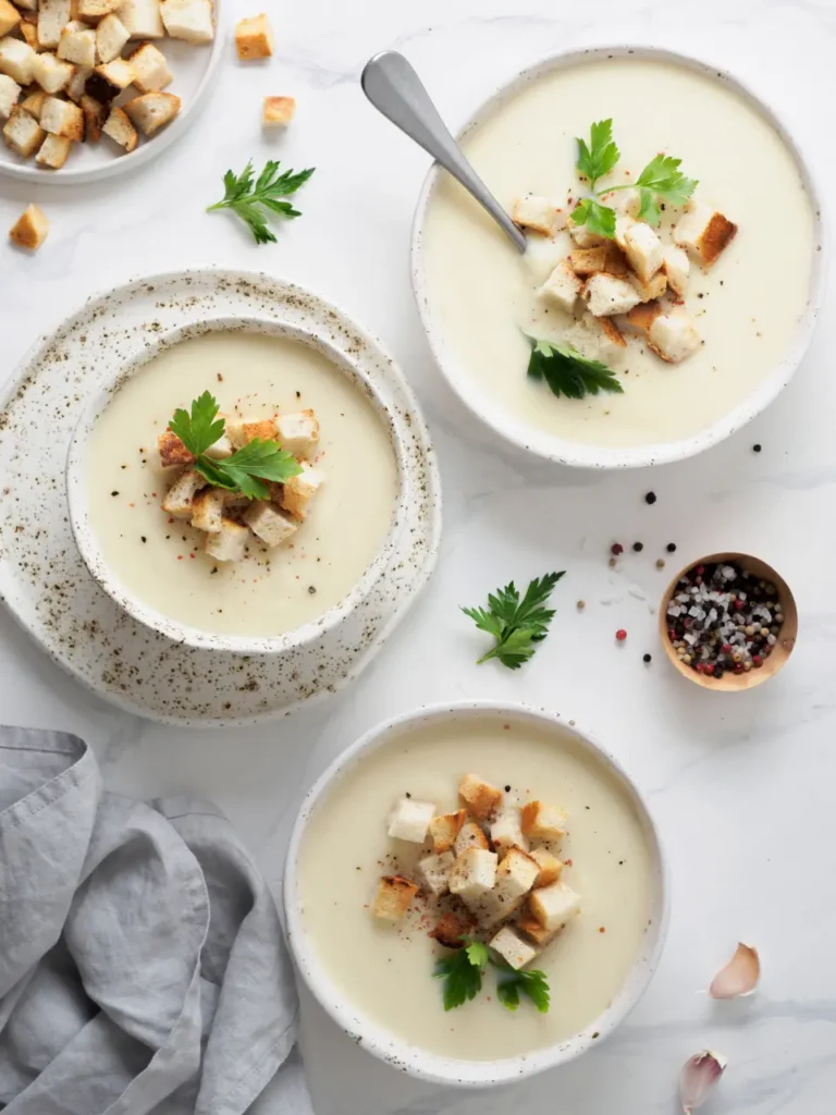 Roasted Cauliflower Soup 