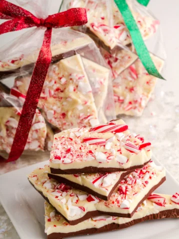 Festive peppermint bark